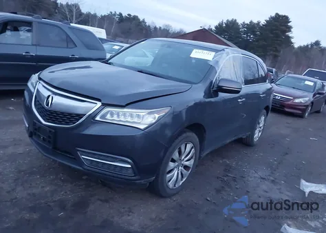 2014 Acura Mdx Technology Package from USA, damaged, VIN 5FRYD4H47EB004141
